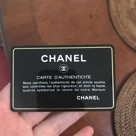 chanel gst 2019|authenticity card Chanel.